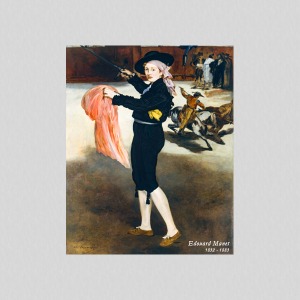 메이크룩스 UHD 명화 에두아르 마네 - 투우사 복장을 한 마드무아젤 빅토린의 초상