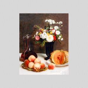 메이크룩스 UHD 명화 욕실 아트월 아트보드 앙리 팡댕 라투루 - 꽃 그리고 과일
