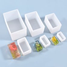 레진아트 실리콘 몰드 직사각 입체형 큐브 몰드 5종 선택